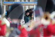 PEOPLE -  London: Kate und William an der Irish Guards St Patrick's Day Parade