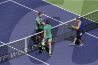 PEOPLE - Tennis BNP Paribas: Roger Federer gewinnt gegen Jack Sock in Indian Wells 