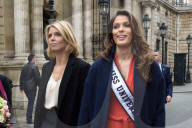 PEOPLE - Iris Mittenaere zu Besuch im Elysee Palast