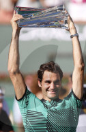 PEOPLE - Tennis: BNP Paribas: Roger Federer triumphiert auch in Indian Wells