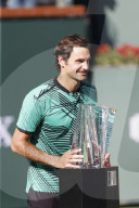 PEOPLE - Tennis: BNP Paribas: Roger Federer triumphiert auch in Indian Wells