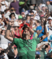 PEOPLE - Tennis: BNP Paribas: Roger Federer triumphiert auch in Indian Wells