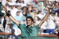 PEOPLE - Tennis: BNP Paribas: Roger Federer gewinnt den Final gegen Stan Wawrinka 