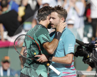 PEOPLE - Tennis: BNP Paribas: Roger Federer gewinnt den Final gegen Stan Wawrinka 