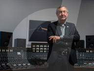 PORTRAIT - Pink Floyd Drummer Nick Mason im Tonstudio