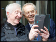 PEOPLE -  Tony Blair zu Besuch in der Andrew Marr Show