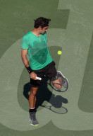 PEOPLE - Tennis: Grossandrang - Roger Federer trainiert in Miami