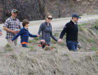 Exclusive... Premium: Eric Trump & Lara Trump Out For A Hike ***NO USE W/O PRIOR AGREEMENT - CALL FOR PRICING*** 