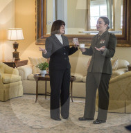 NEWS - Washington: Second Lady Karen Pence empfängt Frauen aus dem Armeedienst