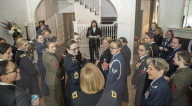NEWS - Washington: Second Lady Karen Pence empfängt Frauen aus dem Armeedienst
