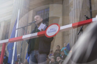 PEOPLE - March of Europe: In Berlin demonstrieren 4000 Menschen fÃ¼r Europa