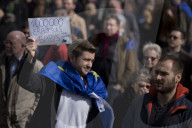 PEOPLE - March of Europe: In Berlin demonstrieren 4000 Menschen für Europa