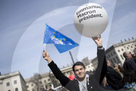 PEOPLE - March of Europe: In Berlin demonstrieren 4000 Menschen für Europa