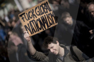 PEOPLE - March of Europe: In Berlin demonstrieren 4000 Menschen für Europa