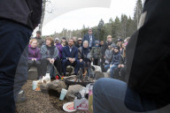 PEOPLE - Das norwegische Kronprinzenpaar in Bjerke