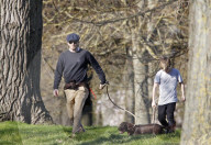 EXKLUSIV - David Beckham tollt mit Hund und Sohn Cruz im Hyde Park herum