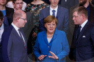 NEWS - Angela Merkel bei der Feier des Jubiläums des deutsch-tschechisch-slowakischen Nachbarschaftsvertrages