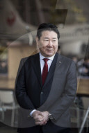 NEWS - Japan: Airline Chef Yoshiharu Ueki begrüsst die neue Crew
