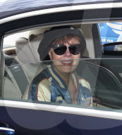 PEOPLE - Ganz Diva: Susan Sarandon im Fond ihrer Limousine