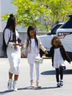 Mel B Out And About With Her Daughters 