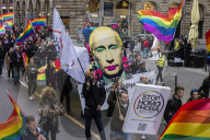 NEWS - Berlin: "Stop Homophobia"-Demo vor der russischen Botschaft
