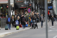Presumed terror attack outside Åhlens department store, Stockholm, 2017-04-07