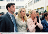 Soiree electorale au siege du Front National.