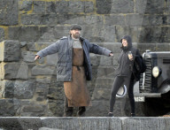 PEOPLE - Gerard Butler bei den Dreharbeiten zu 'Keeper'