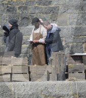 PEOPLE - Gerard Butler bei den Dreharbeiten zu 'Keeper'