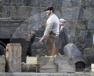 PEOPLE - Gerard Butler bei den Dreharbeiten zu 'Keeper'