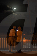 FEATURE - Dramatischer Vollmond am April-Himmel
