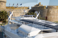 FEATURE - Saint Malo: Solar Katamaran 'Energy Observer'
