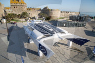 FEATURE - Saint Malo: Solar Katamaran 'Energy Observer'