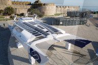 FEATURE - Saint Malo: Solar Katamaran 'Energy Observer'