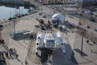 FEATURE - Saint Malo: Solar Katamaran 'Energy Observer'