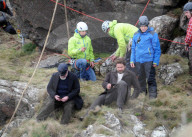 PEOPLE - Gerard Butler bei den Dreharbeiten zu 'Keeper'