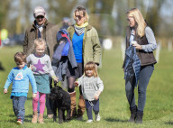 PEOPLE - Royale Cousinen: Savannah und Isla Phillips mit Mia Grace Tindall an den Gatcombe Horse Trails