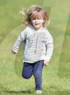 PEOPLE - Royale Cousinen: Savannah und Isla Phillips mit Mia Grace Tindall an den Gatcombe Horse Trails