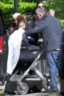 EXKLUSIV - Janet Jackson mit Baby Eissa im Park in London