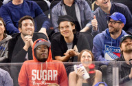 PEOPLE - Promis am New York Rangers Game