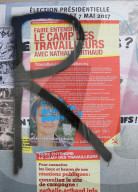 NEWS - Wahlen Frankreich: Plakate in Paris