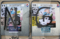 NEWS - Wahlen Frankreich: Plakate in Paris