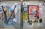 NEWS - Wahlen Frankreich: Plakate in Paris