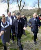 NEWS - Frankreich Wahlen: François Fillon besucht eine ehemalige Flüchtlingsunterkunft in Calais