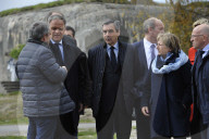 NEWS - Frankreich Wahlen: François Fillon besucht eine ehemalige Flüchtlingsunterkunft in Calais