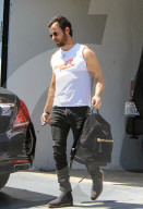 PEOPLE - Justin Theroux verlässt das Gym in Beverly Hills