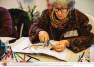 Lata 65 is a creative workshop teaching street art to senior citizens, Lisbon, Portugal, May 2015