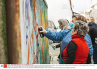 Lata 65 is a creative workshop teaching street art to senior citizens, Lisbon, Portugal, May 2015