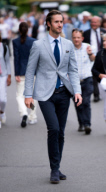 Pippa Middleton, Carole Middleton, Michael Middleton and Pippa's boyfriend James Matthews leave Wimbledon
