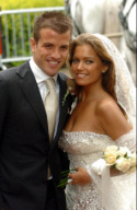 Dutch footballer RAFAEL VAN DER VAART marries